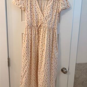 Christy Dawn Cream Floral Dress